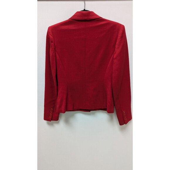 Banana Republic Red 4-Button Wool Blazer - Picture 2 of 2